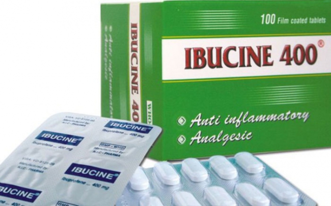 Đình chỉ lưu hành thuốc Ibucine 400 do không đạt tiêu chuẩn chất lượng
