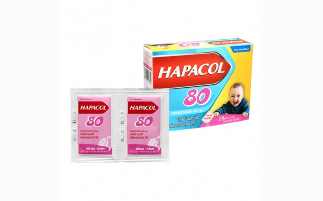 Thuốc Hapacol 80 Dhg: Chỉ định, chống chỉ định, cách dùng